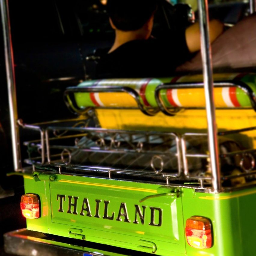 Traveling In A Tuk Tuk In Thailand